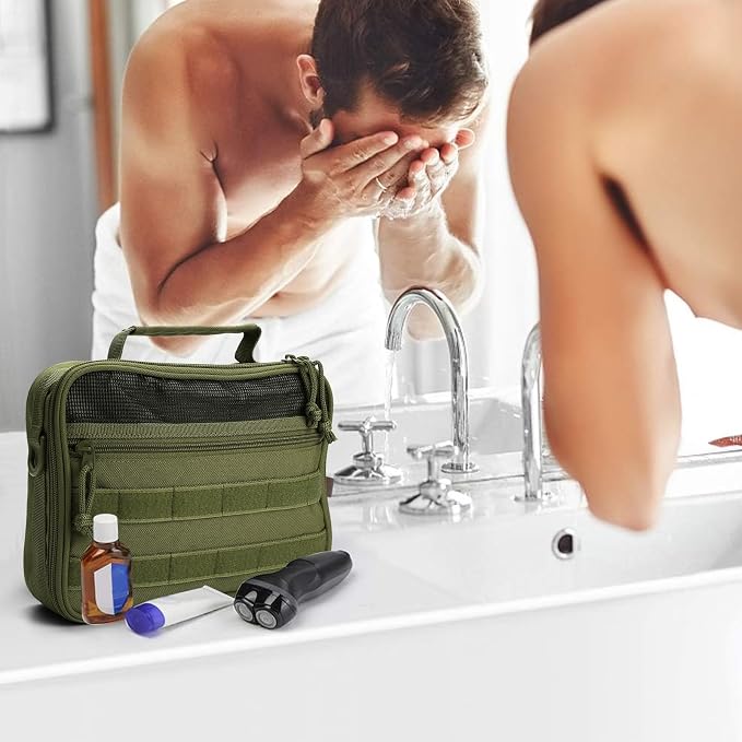 SMONT Toiletry Bag for Men Travel Toiletry Organizer Dopp Kit Organizer - Image 2