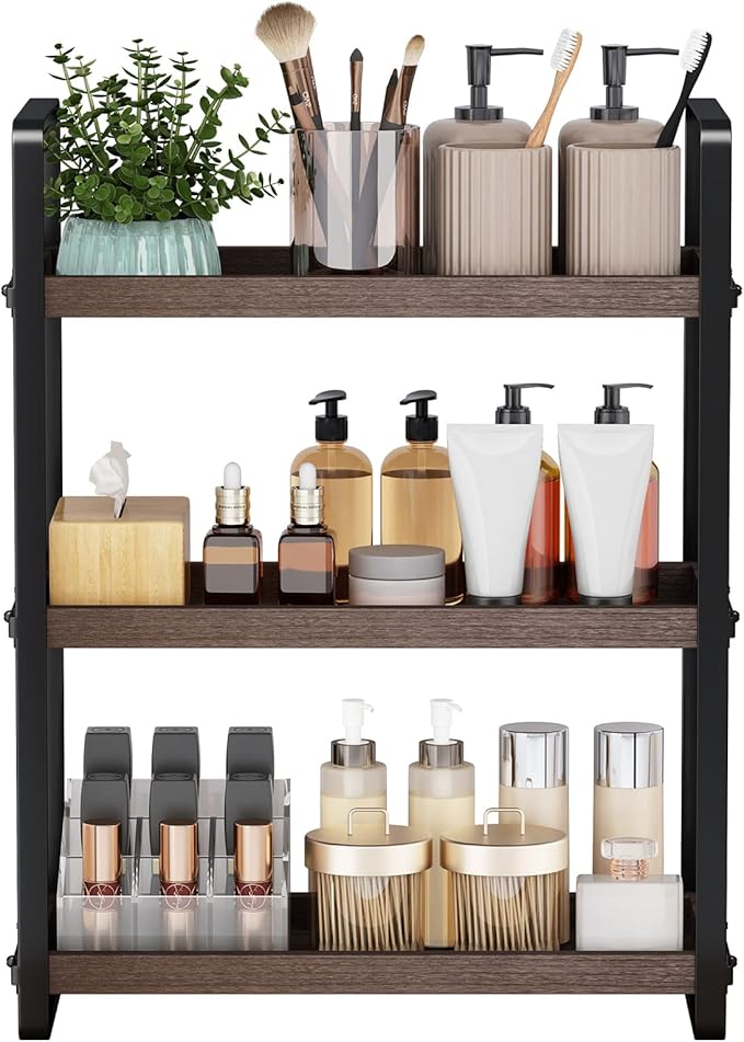 Bathroom Counter Organizer, Bathroom Countertop Organizer, Counter Shelf by HNRLOY