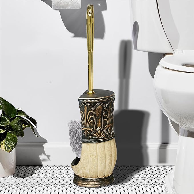 6 Pieces Pumkins Bathroom Accessories Set Including Trash Can, Toothbrush - Image 3