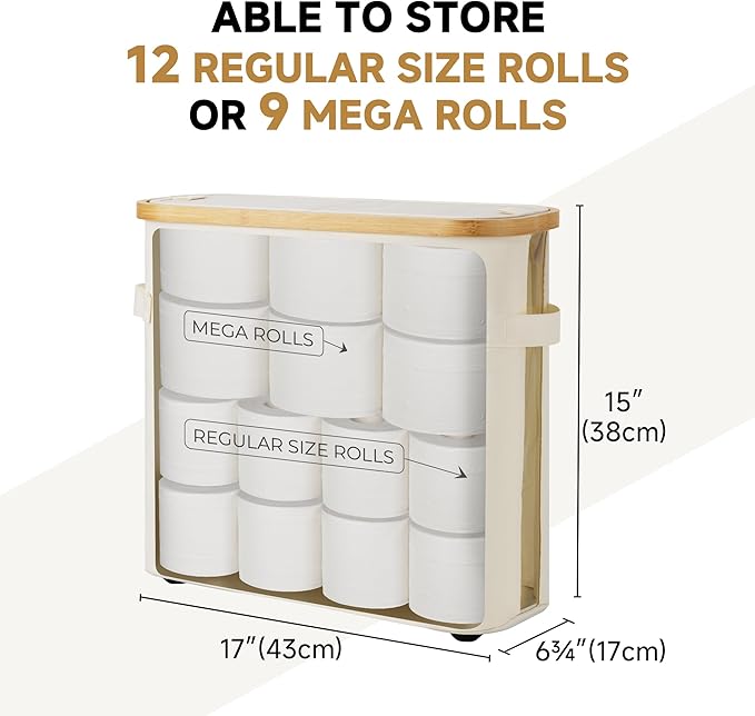 StorageWorks Toilet Paper Storage Baskets - Image 3