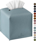 Tissue Box Cover, Jeethemy Square PU Leather Tissue Box Holder, Modern Tissue by Jeethemy
