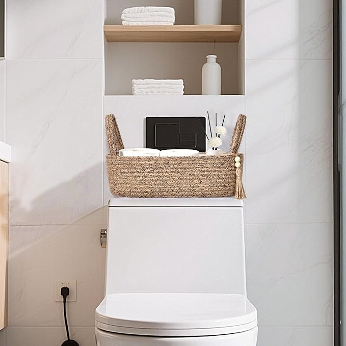 ABenkle Small Storage Basket for Toilet Tank Top - Image 4