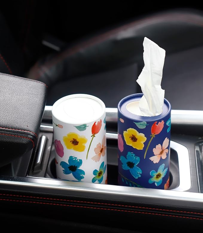Small Car Tissues Holder with Facial Tissues - Image 5
