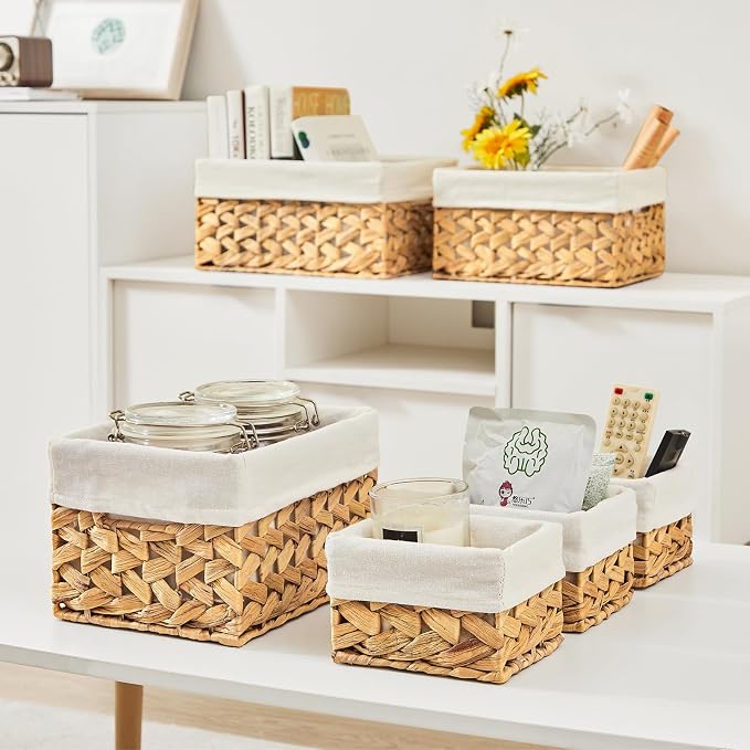 Vagusicc Wicker Storage Basket, 6 Pack Baskets - Image 7