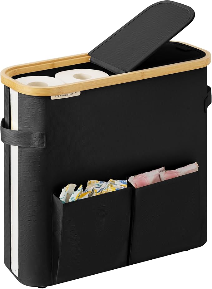 StorageWorks Toilet Paper Storage Baskets by StorageWorks