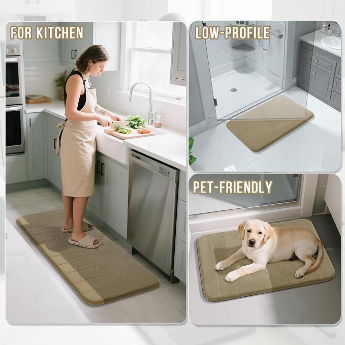 Yimobra Memory Foam Bathroom Rugs Sets 2 Piece - Image 6