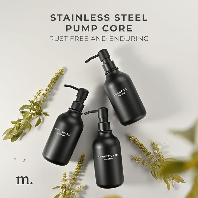 MaisoNovo Refillable Shampoo and Conditioner Bottles - Image 4