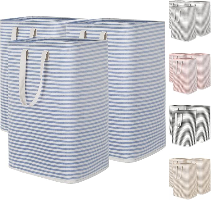 Lifewit 3 Pack Laundry Basket 80L Each, Collapsible Clothes Hamper by Lifewit
