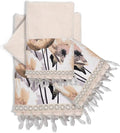 Zahari Home Poppy Fields Modern Bathroom Towel Set by ZahariHome