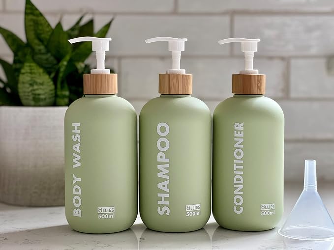 OLLIES Shampoo and Conditioner Dispenser, Shower Soap Dispenser - Image 5