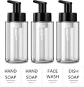 Foaming Soap Dispenser, 10 oz/300ml Foaming Hand Soap Dispenser, 3 Pack Glass by RYTOXILOBrightenUpYourHome