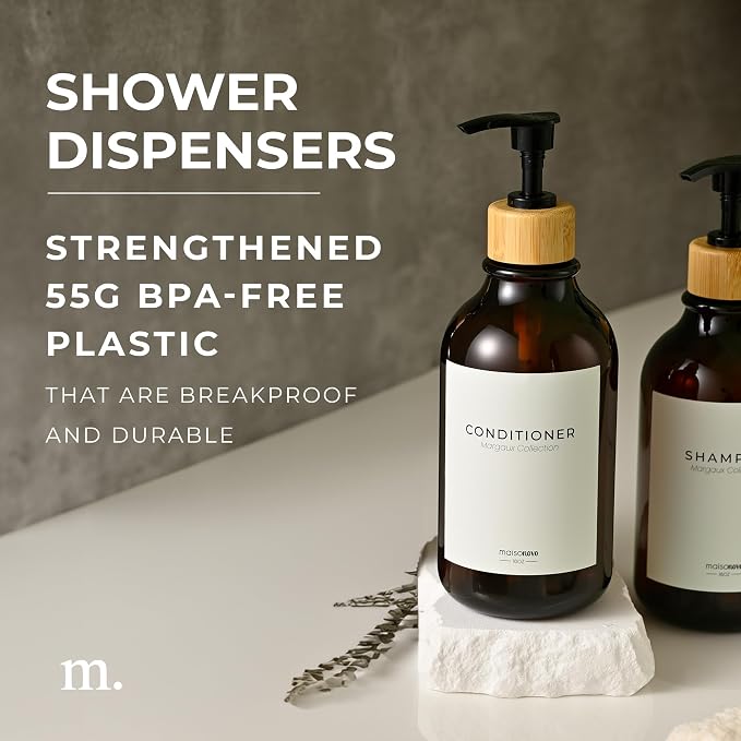 MaisoNovo Refillable Shampoo and Conditioner Bottles - Image 2