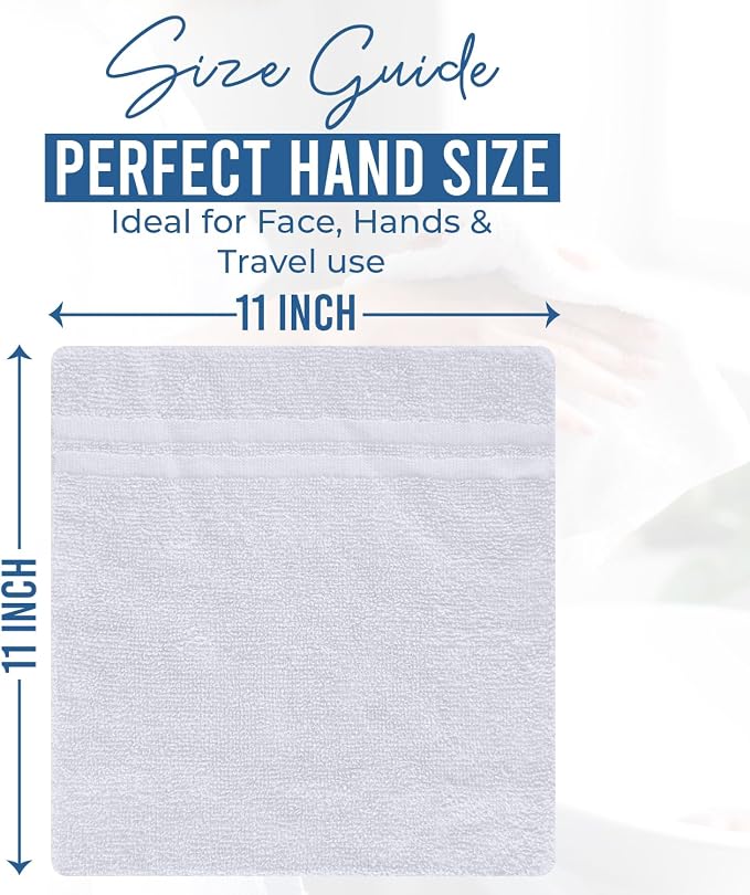 DAN RIVER 10 Pack Wash Cloths for Showering - Image 2