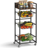 Sunexinlo 4-Tier Kitchen Rolling Cart by SunexinloDirect