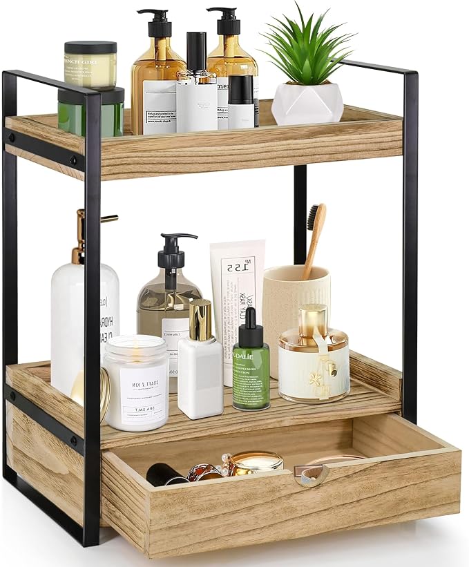 2-Tier Bathroom Organizer Countertop by Ukonvi