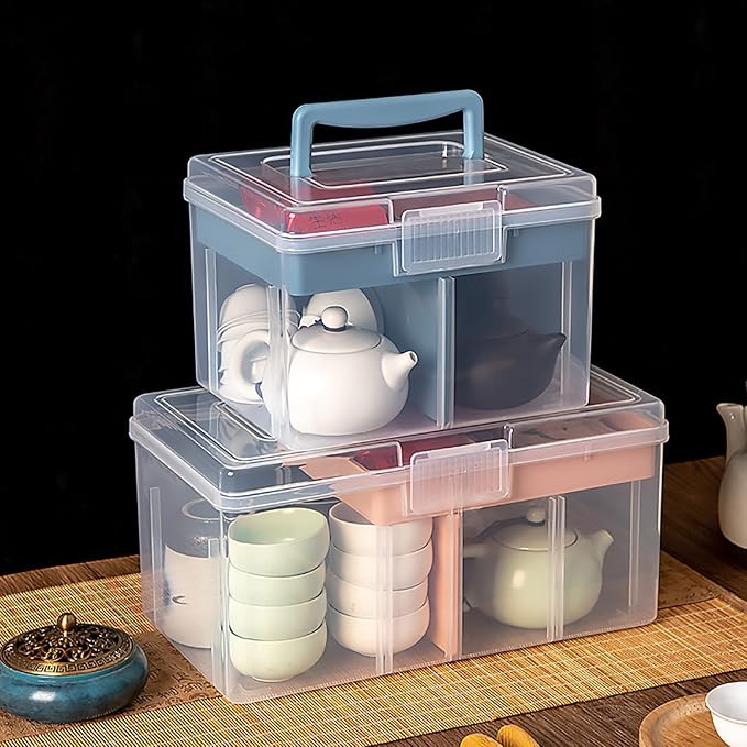 Clear Small Plastic Storage Box - Image 7