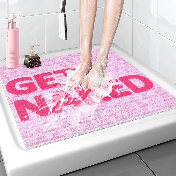 Shower Mat Non Slip Square by Unknown