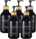 Shampoo and Conditioner Dispenser Bottles, 16.9oz Shower Containers by MithrgrousLife