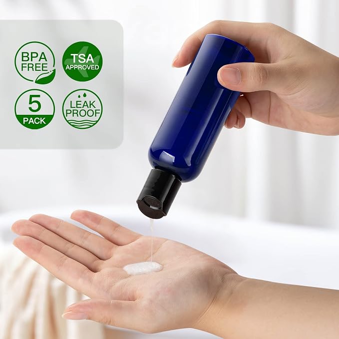 Travel Bottles for Toiletries 3.4 oz - Image 2