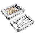 2PCS Metal Cotton Swab Holder, Portable Small Floss Pick Holder, Reusable Empty by Unknown