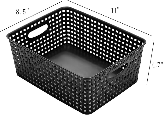 Plastic Storage Baskets for Organizing - Image 3