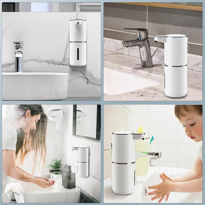 HOMELYLIFE Automatic Foam Soap Dispenser, 12.85oz Touchless Soap Dispenser - Image 9