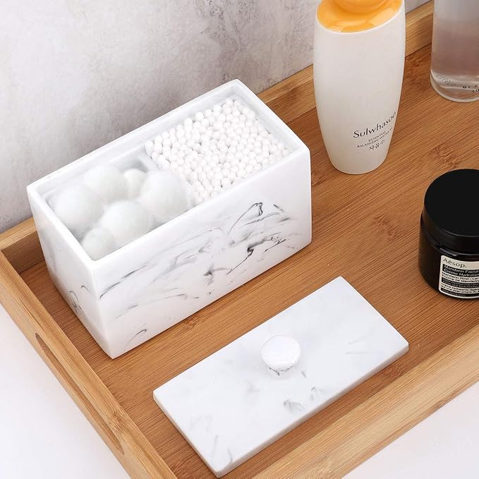 Luxspire Cotton Swab Holder, Qtip Holder Dispenser - Image 7