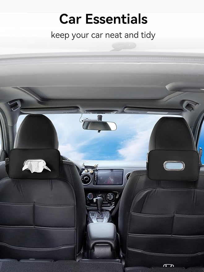 2Pack Multi-Functional Car Tissue Holder - Image 7