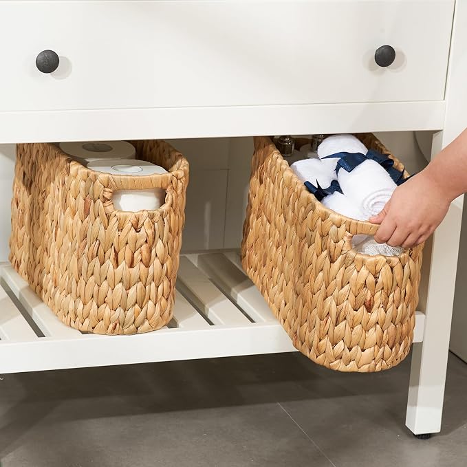 FairyHaus Wicker Toilet Paper Storage Basket - Image 9