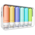 Quatish Travel Bottles for Toiletries 6 Pack, Original Patented Leakproof 3 oz by Quatish