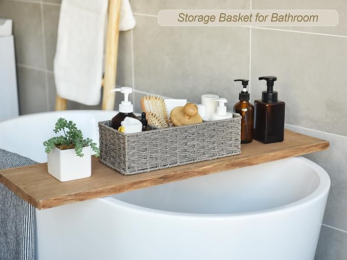 StorageWorks 3-Section Wicker Baskets - Image 4