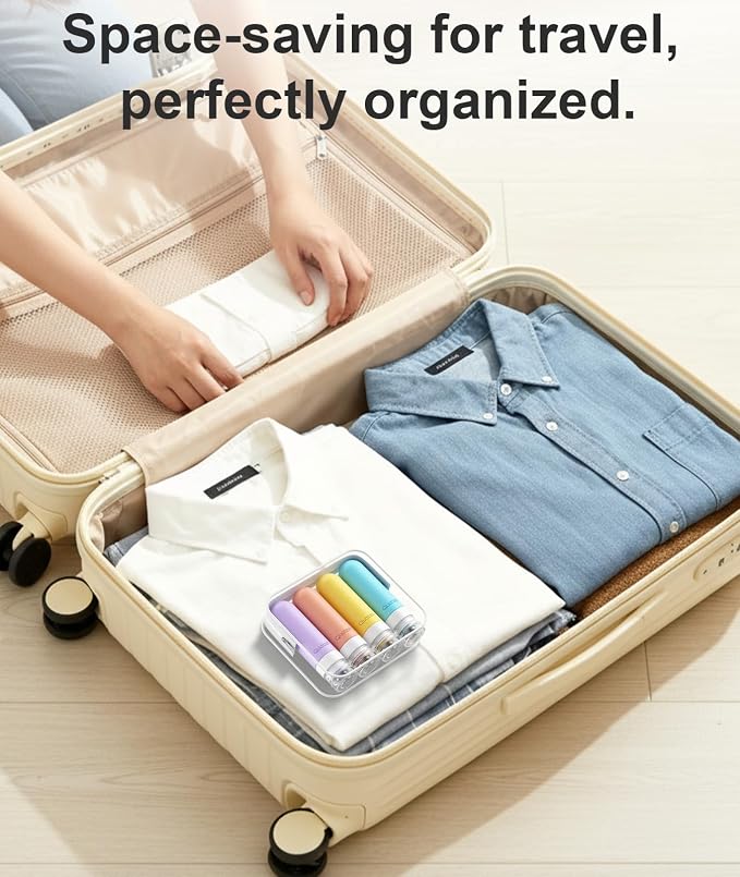Quatish Travel Bottles for Toiletries, Original Patented Leak Proof Travel Size - Image 6