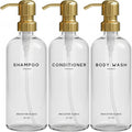 Luxury Shampoo and Conditioner Dispenser Set by Brighter Barns by BrighterBarns