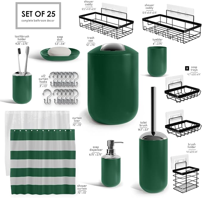 Clara Clark Bathroom Accessories Set - Image 2