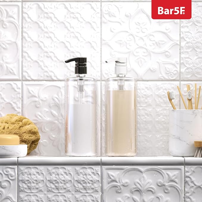 Bar5F 1-Liter Pumps for Shampoo and Conditioner Bottles for 33.8-Ounce - Image 9