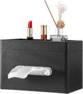 Sumnacon Tissue Box Cover with Storage Tray, Decorative Rectangular Tissue by Sumnacon