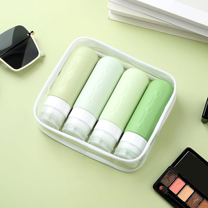 Gemice Travel Bottles for Toiletries, Tsa Approved, Travel Size Containers - Image 2