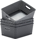 Plastic Storage Baskets for Organizing by Eslite