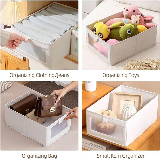 Linen Closet Organizers And Storage, 12 Pack Closet Storage Bins Linen Closet - Image 6