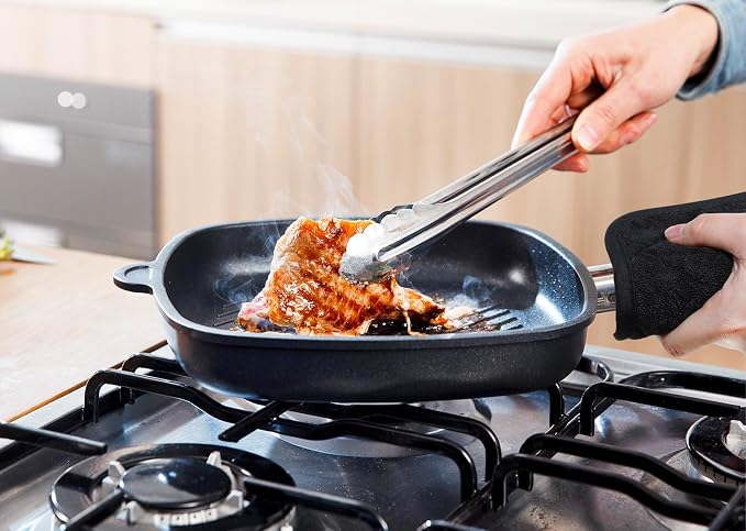 ONLYKXY 2pcs Cotton Heat Resistant Pads Basic Square Pot Holder 17cm/6.69inch - Image 4