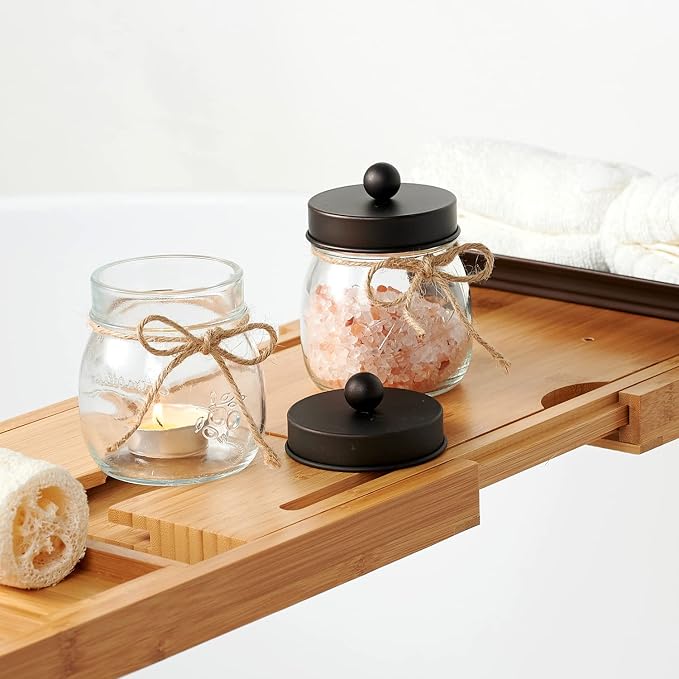SheeChung 3 Pack Qtip Holder for Bathroom, Cotton Swab Holders, Bathroom Decor - Image 4