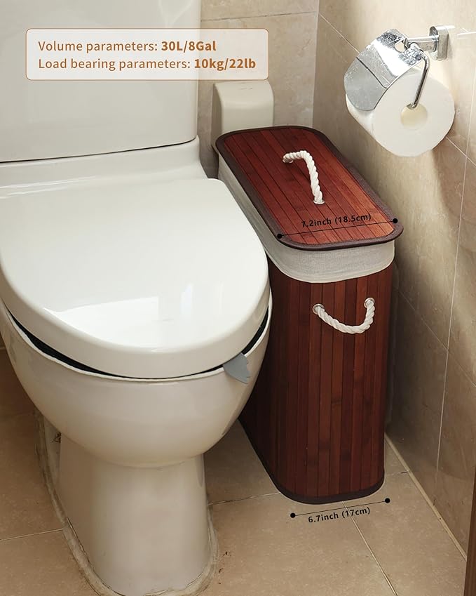 Bamboo Toilet Paper Storage - Image 8