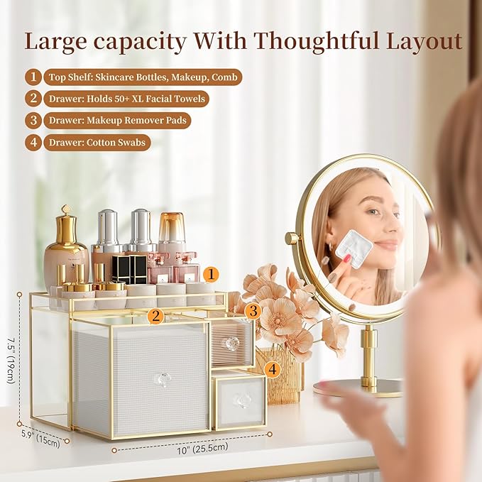 Tempered Glass Face Towel Holder - Image 3