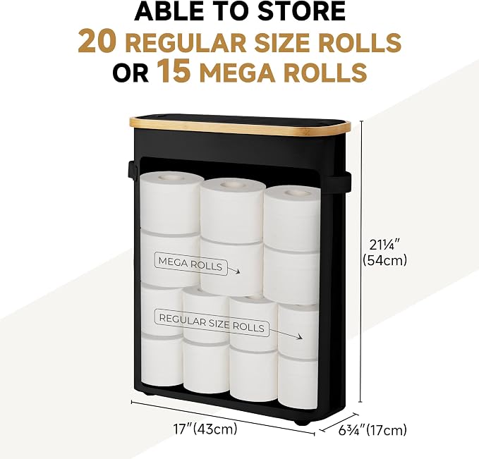 StorageWorks Toilet Paper Storage Baskets - Image 3