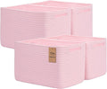 Storage Baskets for Organizing, 4 Pack Baskets for Shelves, Decorative Storage by Degeyoyo