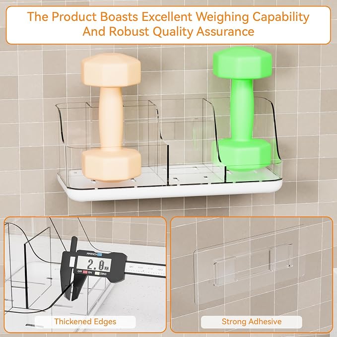 Yieach Mens Bathroom Organizer Countertop, Bathroom Sink Caddy Countertop - Image 7