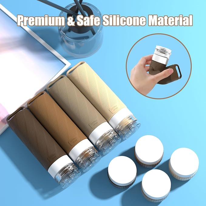 26 Pieces Travel Size Toiletries Bottles Set, Tsa Approved Leakproof Refillable - Image 4