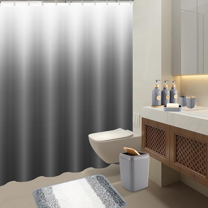 32PCS Grey Bathroom Accessories Set - Image 8