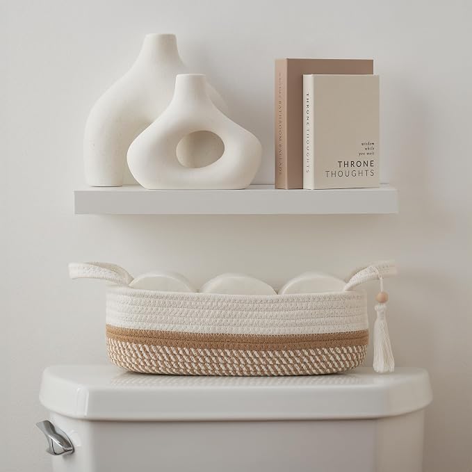 Decorative Toilet Paper Basket – Beautiful Bathroom Organizer - Image 6