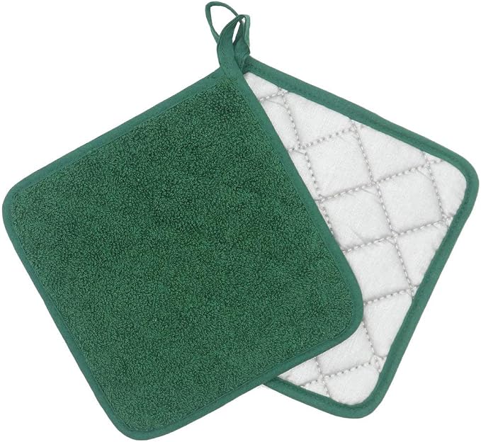 Cotton Pot Holders Cotton Made Machine Washable Heat Resistant Everyday Kitchen - Image 4